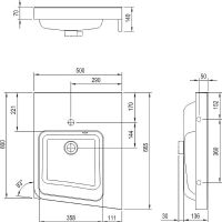 Товар: Раковина Ravak Be Happy II 50 R XJAP1100001 Белая - фото 4 Раковина Ravak Be Happy II 50 R XJAP1100001 Белая — фото 4, Раковины