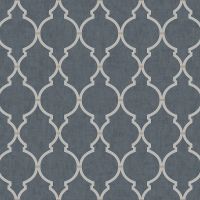 Обои Bernardo Bartalucci Palazzo Флизелин (1,06*10,05) Синий, Ромб арт-5049-6 — фото 3, Обои