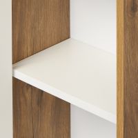 Шкаф пенал Aquaton Сканди 40 1A253403SDZ90 подвесной Белый Дуб рустикальный — фото 4, Мебель для ванной