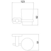 Товар: Стакан для зубных щеток Belz B901 B90106 Черный матовый - фото 2 Стакан для зубных щеток Belz B901 B90106 Черный матовый — фото 2, Мыльницы
