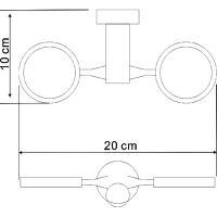 Держатель стакана для зубных щеток и мыльницы WasserKRAFT Donau K-C177 двойной Хром — фото 2, Мыльницы