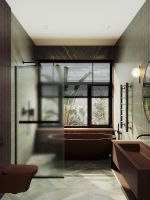 Товар: Душевая перегородка Maybah Glass MGD-731-6у 790x1950 в узком профиле Черный стекло сатиновое - фото 3 Душевая перегородка Maybah Glass MGD-731-6у 790x1950 в узком профиле Черный стекло сатиновое — фото 3, Душевые перегородки