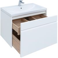 Товар: Тумба с раковиной Aquanet Палермо (Moduo) 80 273123 подвесная Белый глянец - фото 3 Тумба с раковиной Aquanet Палермо (Moduo) 80 273123 подвесная Белый глянец — фото 3, Тумбы с раковиной
