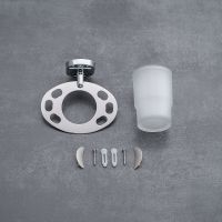 Стакан для зубных щеток Ростовская Мануфактура Сантехники A6020-1 Хром — фото 4, Мыльницы