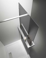 Товар: Душевая перегородка Vincea Walk-In HR 100 VSW-4HR100CG профиль Хром стекло тонированное - фото 3 Душевая перегородка Vincea Walk-In HR 100 VSW-4HR100CG профиль Хром стекло тонированное — фото 3, Душевые перегородки