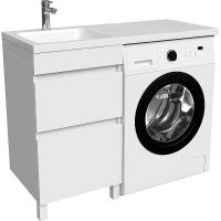 Тумба под раковину Iddis Optima Home 110 OPH110Bi95 Белый — фото 2, Тумбы под раковину