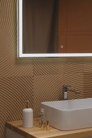 Зеркало Silver Mirrors Ливия 80 ФР-00000942 с подсветкой с сенсорным выключателем и диммером — фото 11, Зеркала в ванную комнату