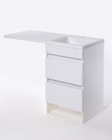 Товар: Тумба с раковиной Orange Sistema 110 R ST-110TUW+RAR Белая глянцевая - фото 12 Тумба с раковиной Orange Sistema 110 R ST-110TUW+RAR Белая глянцевая — фото 12, Тумбы с раковиной