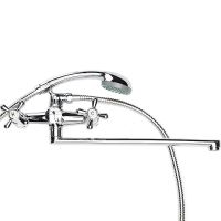 Смеситель для ванны Orange OneLife P03-211cr универсальный Хром — фото 2, Смеситель для ванны