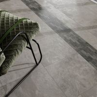 Керамический декор Kerama Marazzi Ламелла серый темный мозаичный SBM011\SG4585 25х50,2 см — фото 2, Керамогранит