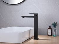 Смеситель для раковины Abber Daheim Черный матовый арт-AF8211B — фото 2, Смесители для раковины