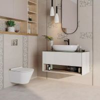 Керамическая вставка Kerama Marazzi Авенида бежевый светлый матовый обрезной AZ\A007\11231R 14,5х14,5 см — фото 4, Керамическая плитка