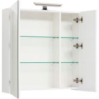 Зеркальный шкаф Aquanet Йорк 85 202089 Белый — фото 2, Зеркальные шкафы в ванную