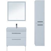 Товар: Тумба под раковину Aquanet Nova 75 242262 подвесная Белый глянец - фото 4 Тумба под раковину Aquanet Nova 75 242262 подвесная Белый глянец — фото 4, Мебель для ванной