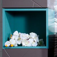 Ниша для пенала Бриклаер Кристалл 35 4627125414497 Муссон — фото 1, Мебель для ванной