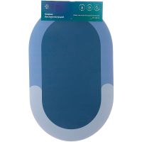 Коврик для ванной комнаты Ростовская Мануфактура Сантехники РМС К-03СН-50х80 Синий — фото 2, Аксессуары для туалета