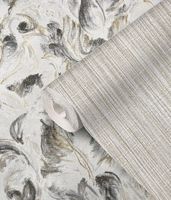 Обои Prima Italiana Colomba 80641 Винил на флизелине (1,06*10) Серый/Золото, Рогожка — фото 3, Обои для стен