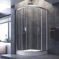 Товар: Душевой уголок AM.PM Gem W90G-401-100WT Профиль матовый хром, стекло прозрачное - фото 3 Душевой уголок AM.PM Gem W90G-401-100WT Профиль матовый хром, стекло прозрачное — фото 3, Душевые уголки