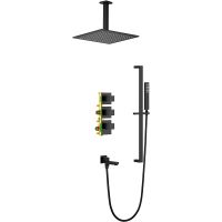 Товар: Душевая система Timo Selene SX-2239/03SM с термостатом Черный матовый - фото 1 Душевая система Timo Selene SX-2239/03SM с термостатом Черный матовый — фото 1, Встраиваемые душевые комплекты