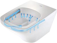 Товар: Унитаз Duravit 45510900A1 Rimless подвесной с сиденьем Микролифт - фото 7 Унитаз Duravit 45510900A1 Rimless подвесной с сиденьем Микролифт — фото 7, Подвесные унитазы