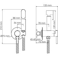 Товар: Гигиенический душ со смесителем WasserKRAFT Никель арт-A70338 - фото 4 Гигиенический душ со смесителем WasserKRAFT Никель арт-A70338 — фото 4, Гигиенические души