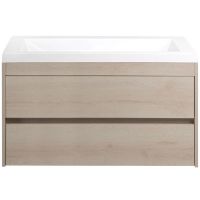 Тумба под раковину Art&Max Family-1000-2C-SO-PB подвесная Сканди — фото 1, Мебель для ванной