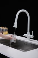 Смеситель для кухни Paulmark Lange La214212-431 Белый матовый — фото 5, Смесители для кухни