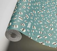 Обои AS Creation Karl Lagerfeld 37843-6 Винил на флизелине (0,53*10,05) Зеленый, Надписи — фото 2, Обои для стен