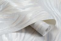 Обои Артекс Dolores 10882-03 Винил на флизелине (1,06*10,05) Зеленый/Серый, Листья/Абстракция — фото 3, Обои для стен