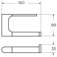 Товар: Держатель туалетной бумаги Art&Max Platino AM-E-3983-MB Черный матовый - фото 2 Держатель туалетной бумаги Art&Max Platino AM-E-3983-MB Черный матовый — фото 2, Держатели туалетной бумаги