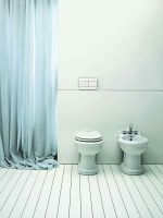 Унитаз Azzurra Jubilaeum JUVCTP000000BI/(JUB110/P bi) приставной без сиденья — фото 3, Унитазы