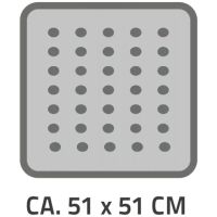 Коврик для душа Ridder Promo 51x51 167910 Черный — фото 4, Аксессуары для туалета