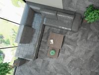 Керамогранит GlobalTile Rocket GT Темно-серый 60х60 см арт-GT60600709MR — фото 3, Керамогранит