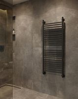 Товар: Водяной полотенцесушитель EWRIKA Медея S 120х40 Черный матовый - фото 3 Водяной полотенцесушитель EWRIKA Медея S 120х40 Черный матовый — фото 3, Водяные полотенцесушители