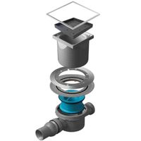 Душевой трап Pestan Confluo Standard 13000086 с решеткой — фото 1, Трапы для душа