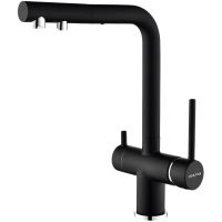 Смеситель для кухни Paulmark Serpentine Se213222-401 Антрацит — фото 1, Смесители для кухни