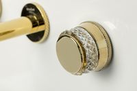 Товар: Смеситель для раковины Boheme Aura 152-2-G-A Золото - фото 5 Смеситель для раковины Boheme Aura 152-2-G-A Золото — фото 5, Смесители