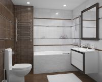 Товар: Керамическая плитка Laparet Metallica коричневая 34010 настенная 25х50 см - фото 2 Керамическая плитка Laparet Metallica коричневая 34010 настенная 25х50 см — фото 2, Керамическая плитка