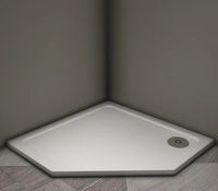 Душевой поддон из искусственного камня Veconi Tezeo 90x90 TZ12-90T-01-19C3 Белый — фото 2, Душевые поддоны из искусственного камня