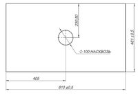 Столешница под раковину Allen Brau Reality 80 1.32023.GR-S Графит структ — фото 9, Столешницы под раковину