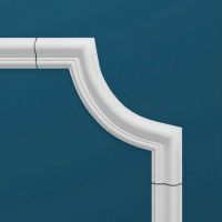 Угловой элемент молдинга Перфект P54-1 16x205x205 мм — фото 1, Молдинги