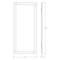 Товар: Зеркало Evoform Style 110x50 BY 0816 с зеркальным обрамлением - цвет Бронза - фото 4 Зеркало Evoform Style 110x50 BY 0816 с зеркальным обрамлением - цвет Бронза — фото 4, Мебель для ванной