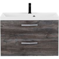 Тумба под раковину BelBagno Aurora 80 AURORA-800-2C-SO-PP подвесная Pino Pasadena — фото 1, Тумбы под раковину