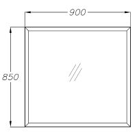 Зеркало Opadiris Рубинно 90 00-00006476 прямоугольное — фото 5, Мебель для ванной
