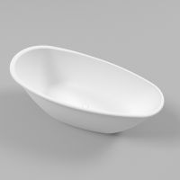 Ванна из искусственного камня Whitecross Spinel B 155x73 0210.155073.200 Белая матовая — фото 2, Ванны