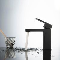 Смеситель для раковины Timo Selene 2061/03F Черный — фото 5, Смесители для раковины