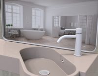 Смеситель для раковины Paffoni Light Белый матовый арт-LIG071BO — фото 2, Смесители для раковины