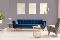 Обои Hygge Nature Hg40 011 Флизелин (1*10,05) Серый/Сиреневый, Однотонные — фото 2, Обои для стен