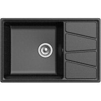 Товар: Кухонная мойка GranFest Vertex GF-V-780L Черный - фото 2 Кухонная мойка GranFest Vertex GF-V-780L Черный — фото 2, Кухонные мойки