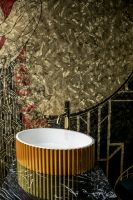 Раковина-чаша Boheme NeoArt Canale 50 878-G Золото Белая — фото 3, Раковины